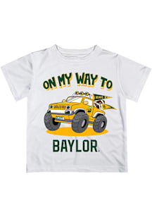 Vive La Fete Baylor Bears Infant On My Way Short Sleeve T-Shirt White