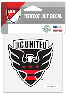 DC United 4x4 Perfect Cut Auto Decal - Black