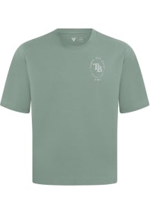 Levelwear Tampa Bay Rays Green Signature Knit Register Short Sleeve Fashion T Shirt