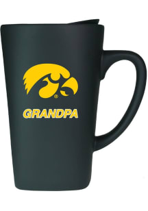 Black Iowa Hawkeyes 16oz Grandpa Soft Touch Ceramic Mug