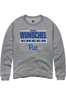 Madi Wunschel Rally Mens Graphite Pitt Panthers NIL Stacked Box Player Crew