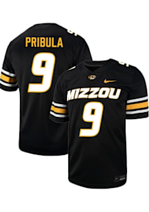 Beau Pribula  Nike Missouri Tigers Black Football NIL Football Jersey