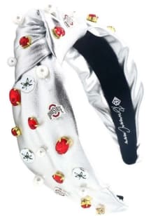 Beaded Logo Ohio State Buckeyes Womens Headband - Red