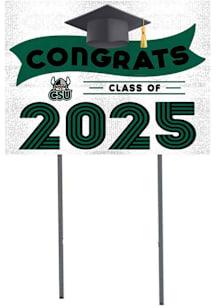 Cleveland State Vikings KH Sports Fan 18x24 Yard Sign with Stakes Class of 2025 Yard Sign - White