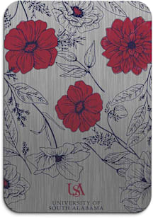 South Alabama Jaguars Floral Mousepad