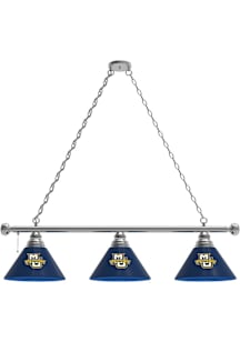 Marquette Golden Eagles 3 Shade Silver Billiard Lamp