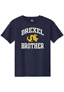 Summit Sportswear Drexel Dragons Youth Navy Blue Brother Short Sleeve T-Shirt
