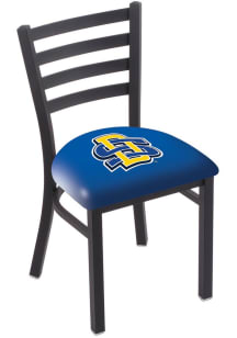 South Dakota State Jackrabbits Stationary Black Wrinkle Finish Pub Stool - Black