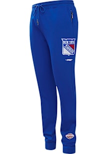 Pro Standard New York Rangers Mens Blue Classic Chenille Sweatpants
