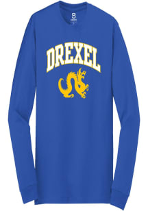 Mens Drexel Dragons Blue Summit Sportswear Arch Logo Tee