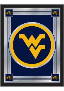 West Virginia Mountaineers Logo Hanging Back Bar Mirror