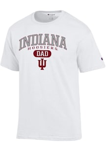 Champion Indiana Hoosiers White Dad Pill Jersey Short Sleeve T Shirt