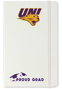 Northern Iowa Panthers Proud Grad team logo Notebook and Folder - White