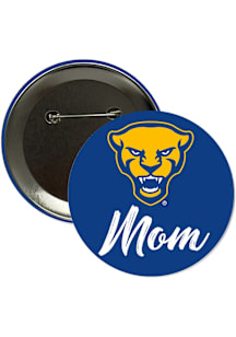 Pitt Panthers 3" Mom Button - Blue