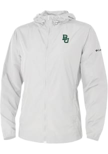 Columbia Baylor Bears Womens White Heat Seal Prodigy Light Weight Jacket