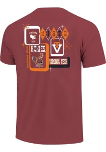 Virginia Tech Hokies Maroon Vintage Hokies Short Sleeve T Shirt