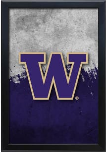 Black Washington Huskies Snap Frame LED Sign