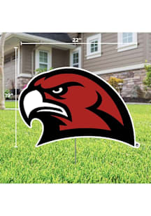 Miami RedHawks Mascot Yard Sign - Red