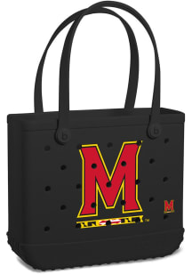 Maryland Terrapins  Medium Bogg Bag Tote Bag - Black