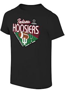 Indiana Hoosiers Youth Black 2025 National Championship Game Bound Short Sleeve T-Shirt