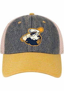 Lake County Captains Old Favorite Meshback Adjustable Hat - Navy Blue