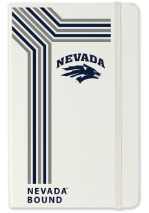 Nevada Wolf Pack School Bound team logo Notebook and Folder - White