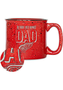 Detroit Red Wings Dad 12oz Campfire Ceramic Mug - Red