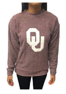Oklahoma Sooners Womens Crimson Original Crew Sweatshirt