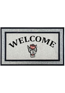 NC State Wolfpack Welcome 18x30 Door Mat