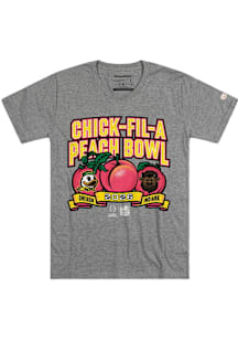 Homefield Indiana Hoosiers Grey 2026 Peach Bowl vs Oregon Ducks Short Sleeve T Shirt