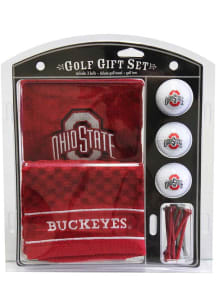 Red Ohio State Buckeyes Embroidered Golf Towel