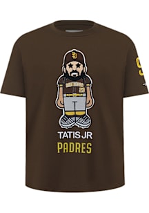 Fernando Tatis Jr San Diego Padres Boys Brown Avatar Short Sleeve Fashion Tee
