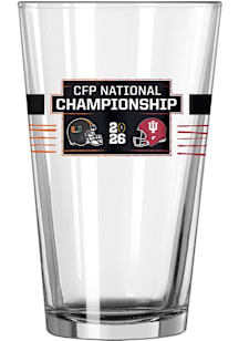 Indiana Hoosiers 2026 CFP National Championship Head To Head vs Miami Hurricane 16oz Pint Glass -..