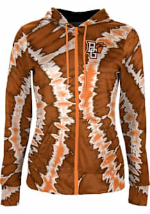 ProSphere Bowling Green Falcons Womens Orange Tie Dye Light Weight Jacket
