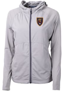 Cutter and Buck Real Salt Lake Womens Grey Adapt Eco Light Weight Jacket