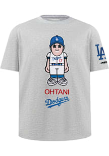 Shohei Ohtani  Pro Standard Los Angeles Dodgers Youth Grey Avatar Short Sleeve T-Shirt