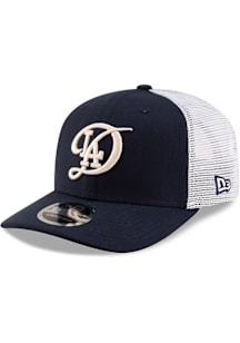 New Era Los Angeles Dodgers City Connect 9SEVENTY Trucker Adjustable Hat - Navy Blue