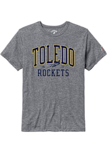 Toledo Rockets Grey All American Oversized Number One Short Sleeve T Shirt
