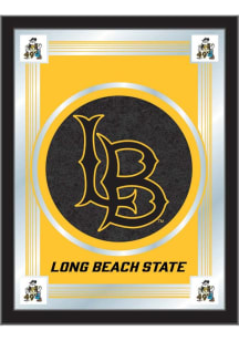Cal State Long Beach Logo Hanging Back Bar Mirror