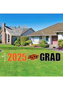 Oklahoma State Cowboys 2025 Grad Yard Sign - Orange