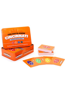 Cincinnati You Gotta Know Cincinnati Sports Trivia Game