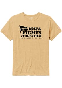 Iowa Hawkeyes Gold Wave Short Sleeve Fashion T Shirt