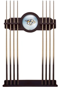 Nashville Predators Solid Wood Cue Rack Pool Table