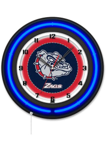 Gonzaga Bulldogs 19in Neon Wall Clock