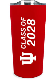 Crimson Indiana Hoosiers 18oz Class of 2028 Soft Touch Stainless Steel Tumbler