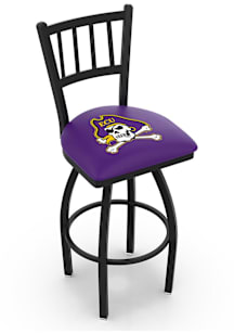 East Carolina Pirates Swivel Counter Pub Stool - Black