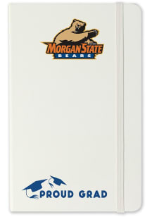 Morgan State Bears Proud Grad team logo Notebook and Folder - White