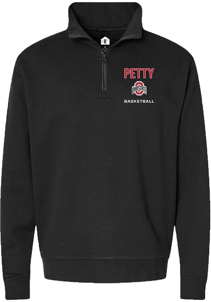 Ajae Petty Ohio State Buckeyes Mens NIL Embroidered Pullover BLACK