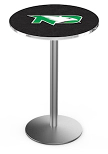 North Dakota Fighting Hawks Stainless Round Base Pub Table