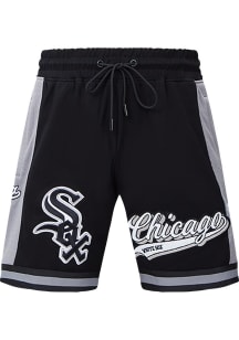 Pro Standard Chicago White Sox Mens Black Script Tail Shorts